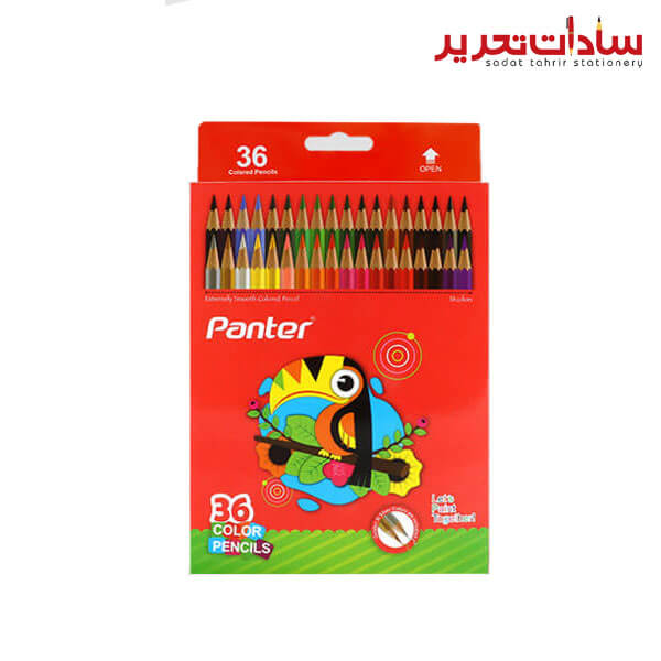 panter مداد رنگي مقوايي 36 رنگ-مداد رنگي مقوايي 36 رنگ پنتر
