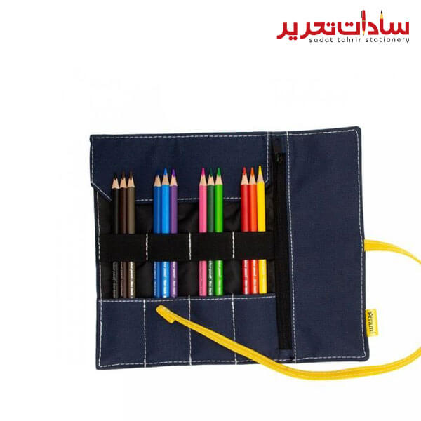 ARAMI کد 540 جامدادی و مداد 12 رنگ سه گوش کیفی-کد 540 جامدادی و مداد 12 رنگ سه گوش کیفی ارامی